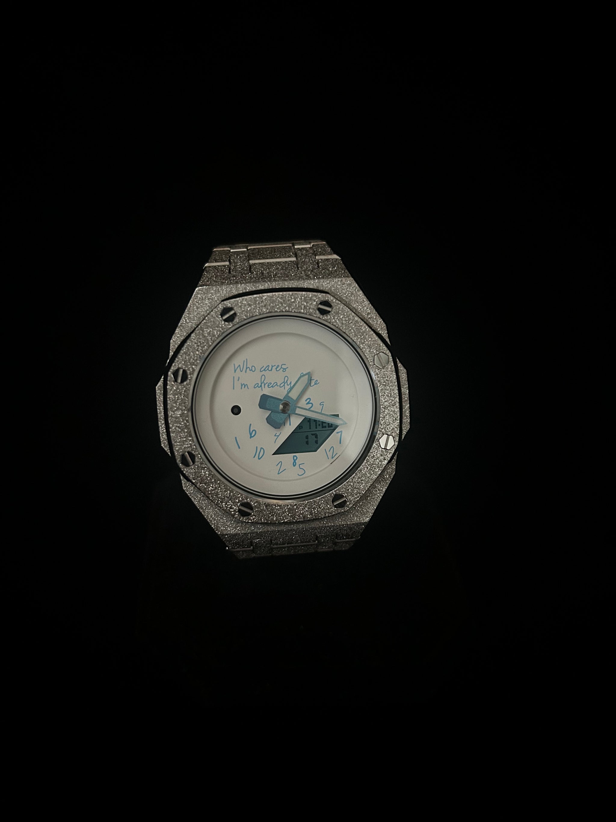 Custom G-Shock Late Edition Frosted Blue mod by GCS.DBN
