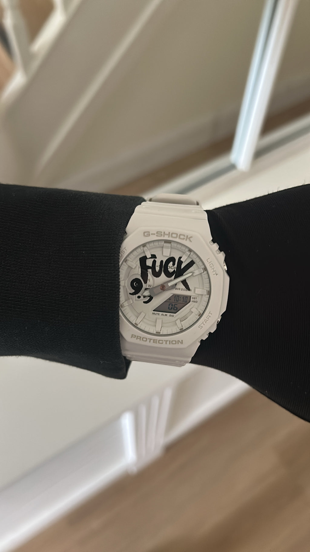 GCS.DBN F*** 9-5 Arctic — arctic frosted custom watch mod, Dublin