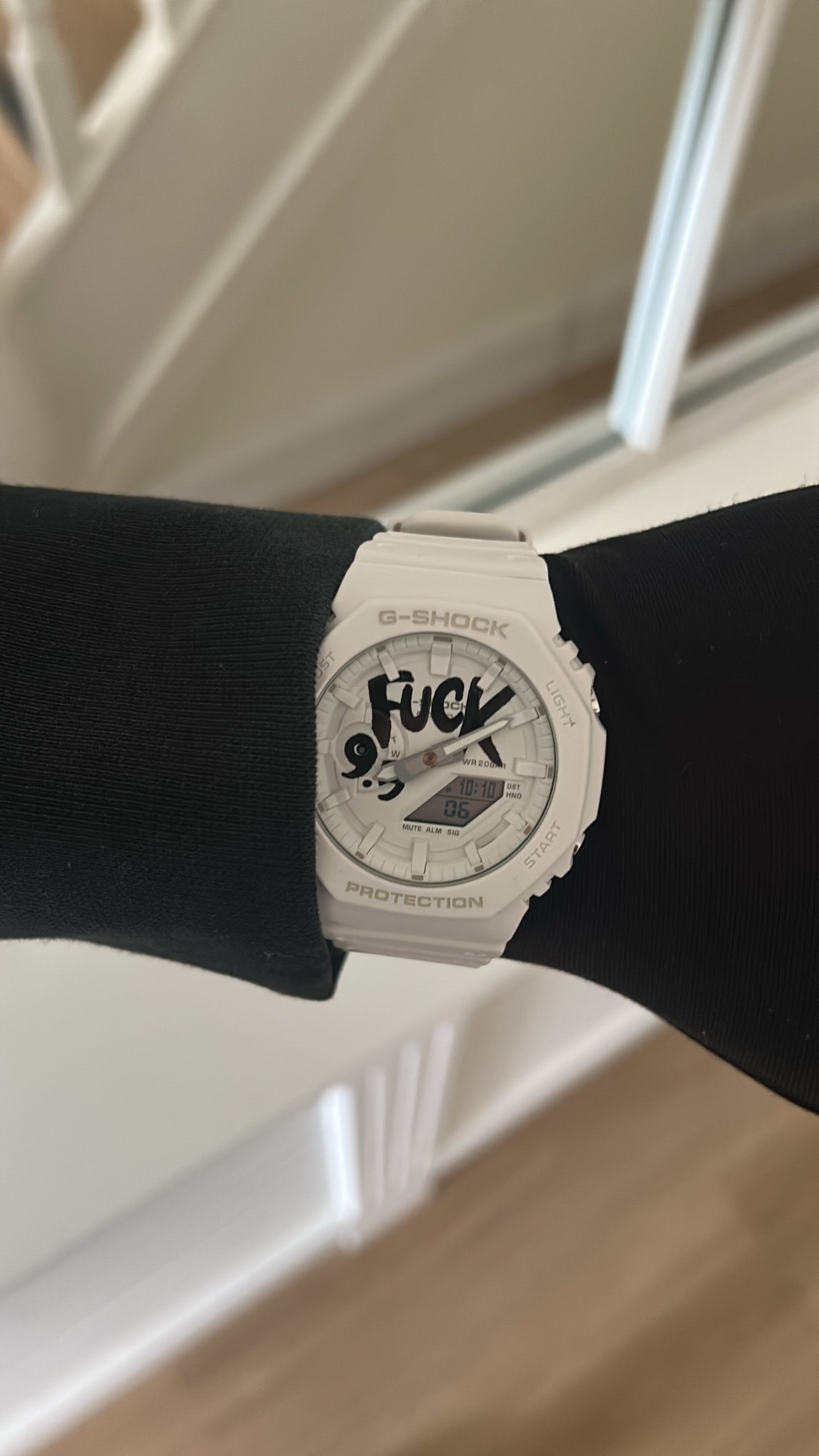 GCS.DBN F*** 9-5 Arctic — arctic frosted custom watch mod, Dublin