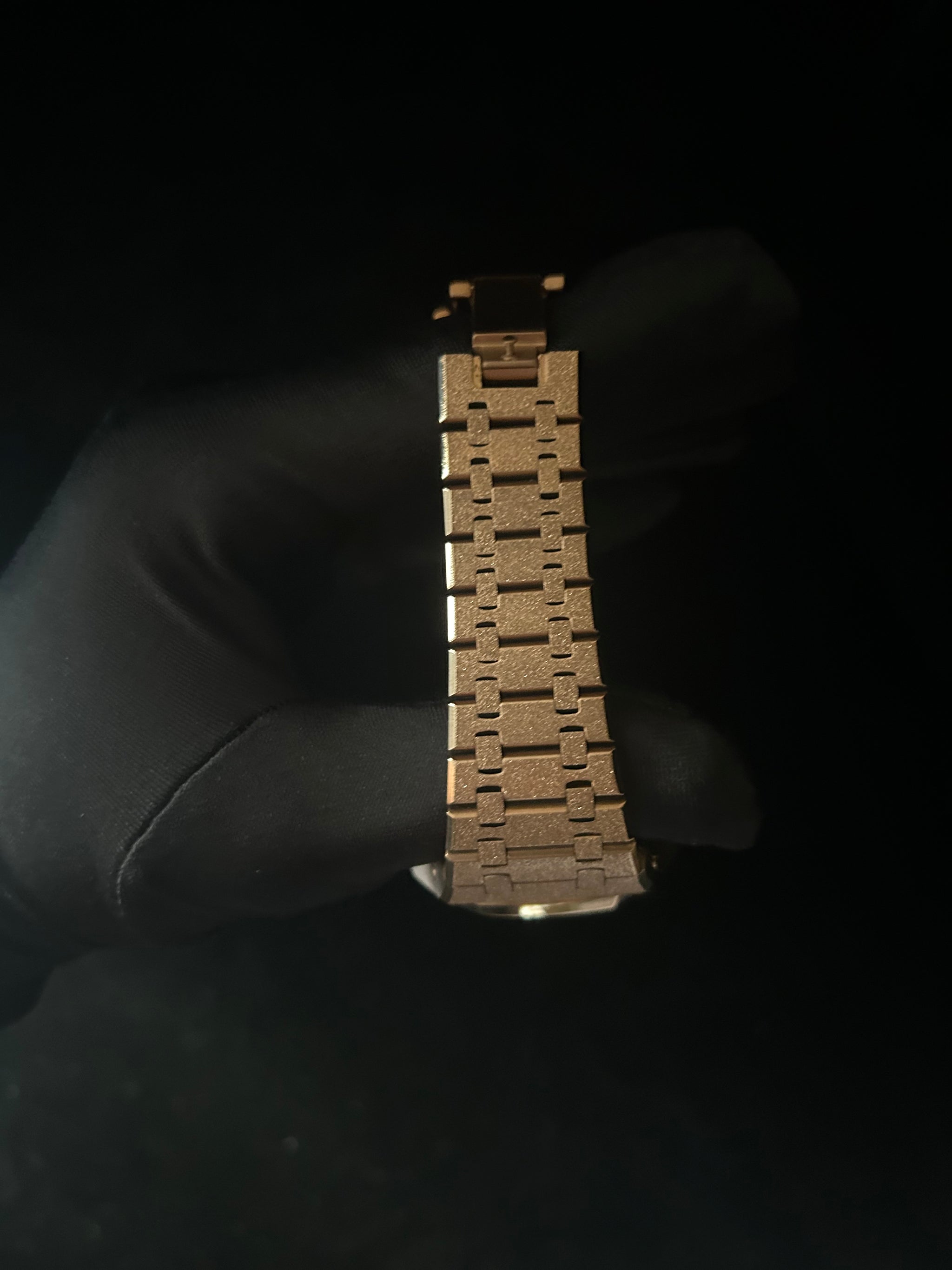 frosted rose gold bracelet by GCS.DBN
