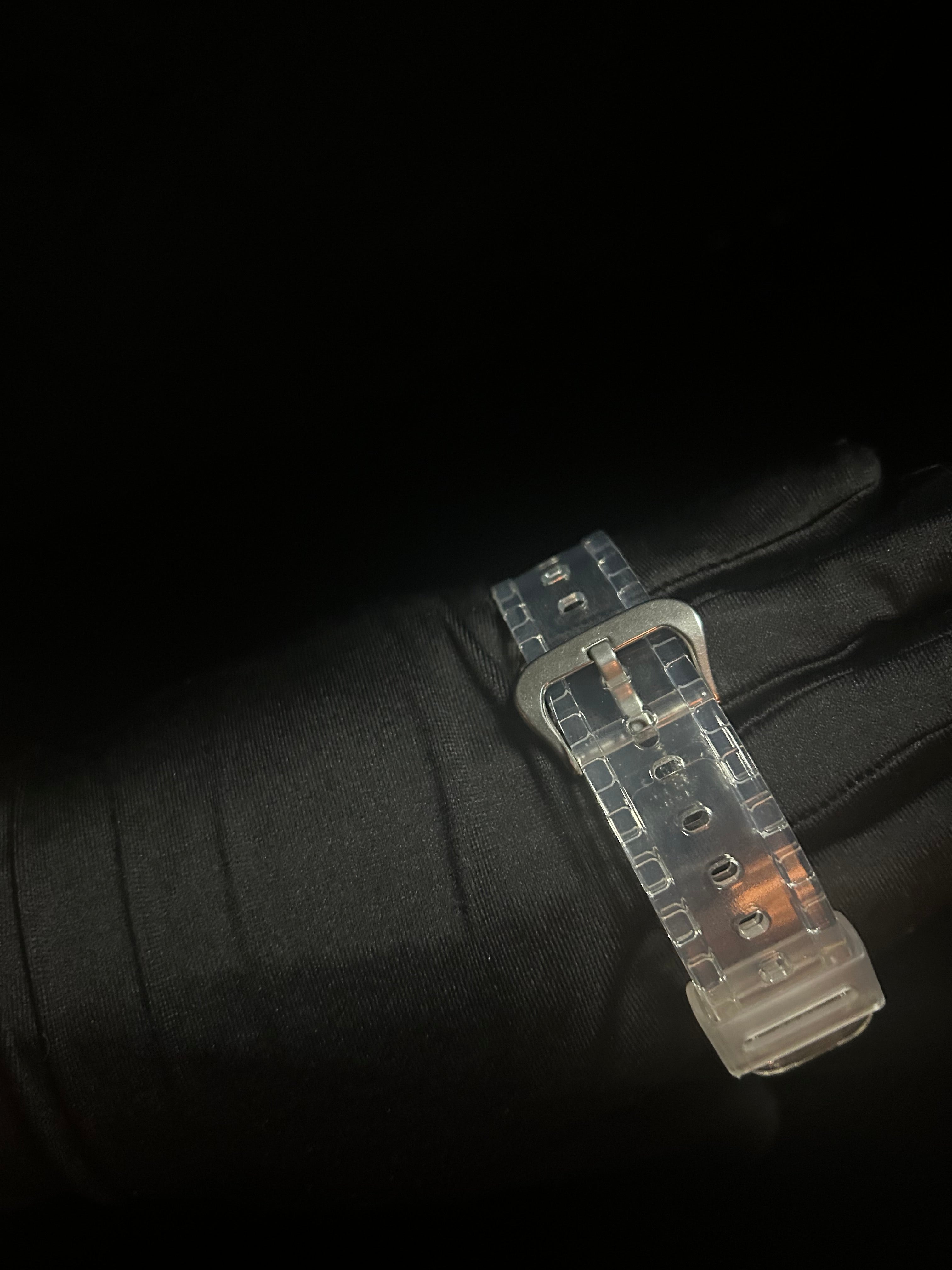 watch clear strap iced edition
