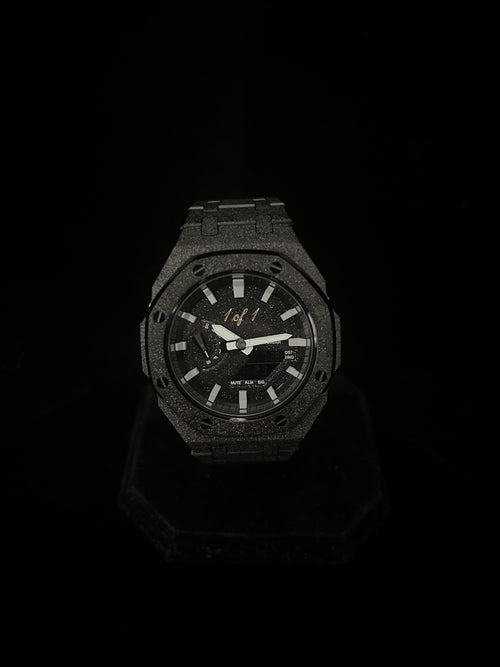 Custom G-Shock 1 of 1 Black Frosted Edition by GCS.DBN