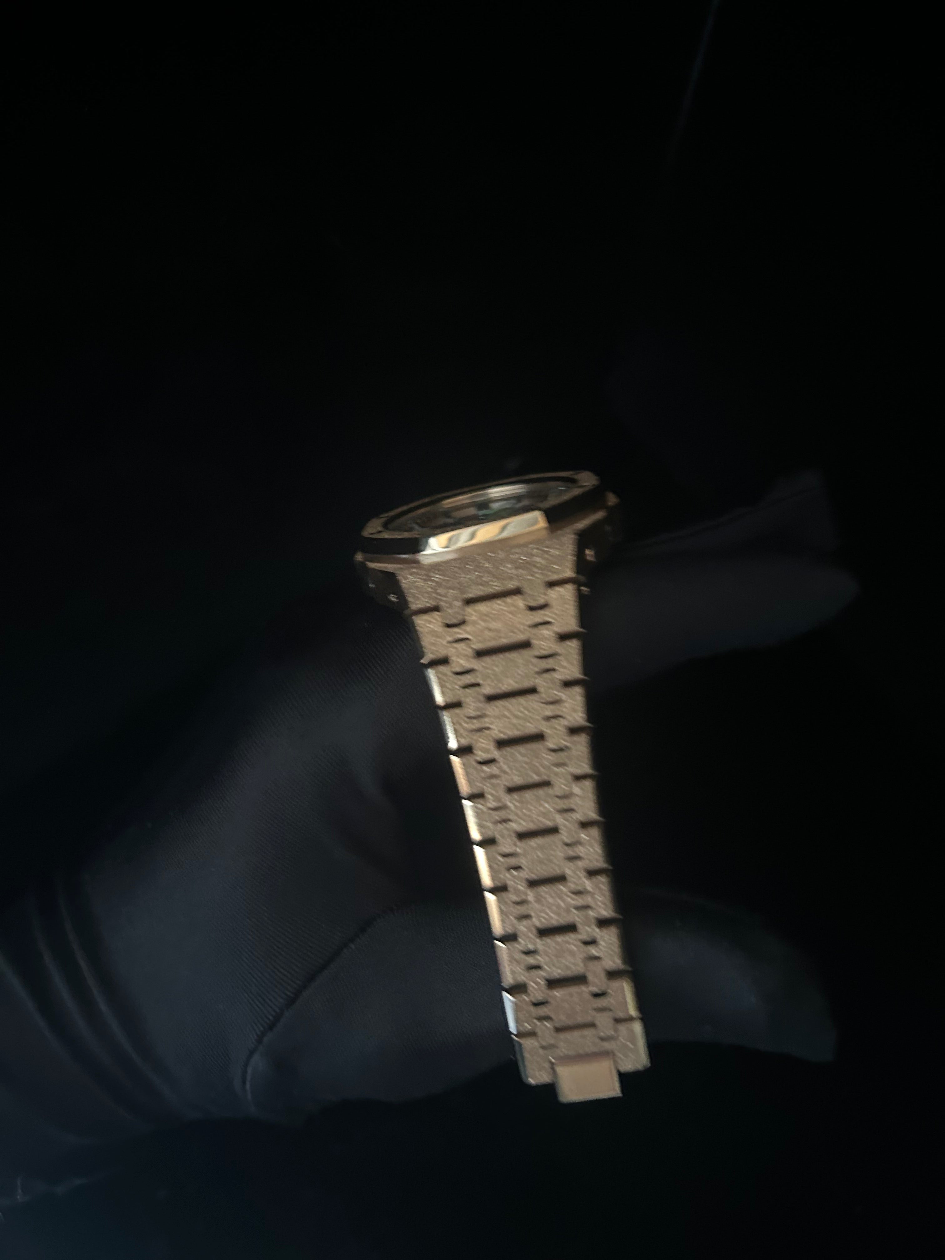 frosted rose gold bracelet by GCS.DBN
