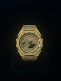 GCS.DBN 1 of 1 Frosted Gold — frosted gold steel custom watch mod, Dublin