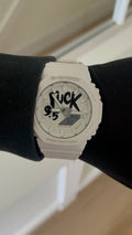 GCS.DBN F*** 9-5 Arctic — front view, arctic finish custom GA-2100 mod