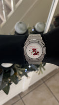 GCS.DBN Late Edition Frosted Red — frosted red steel custom watch mod, Dublin