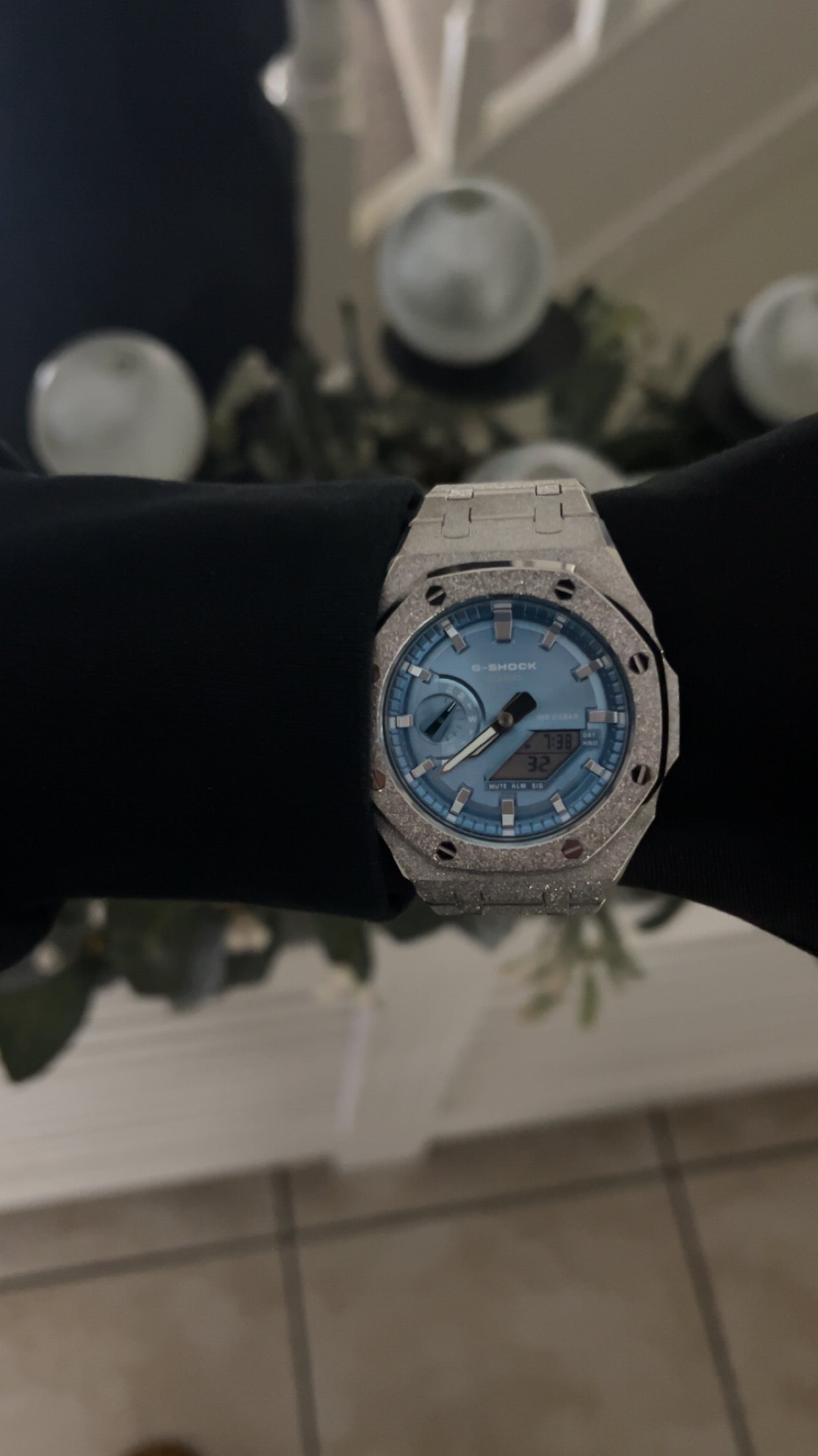 Custom G-Shock Late Edition Frosted Blue mod by GCS.DBN